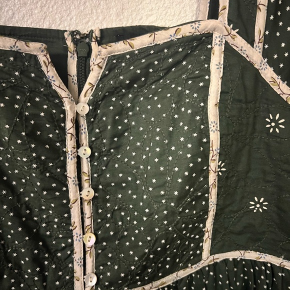 Madewell Green Patchwork Mini Dress | Size 4 - Picture 6 of 12